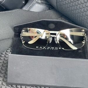Kay Unger Gold and Silver Sunglasses